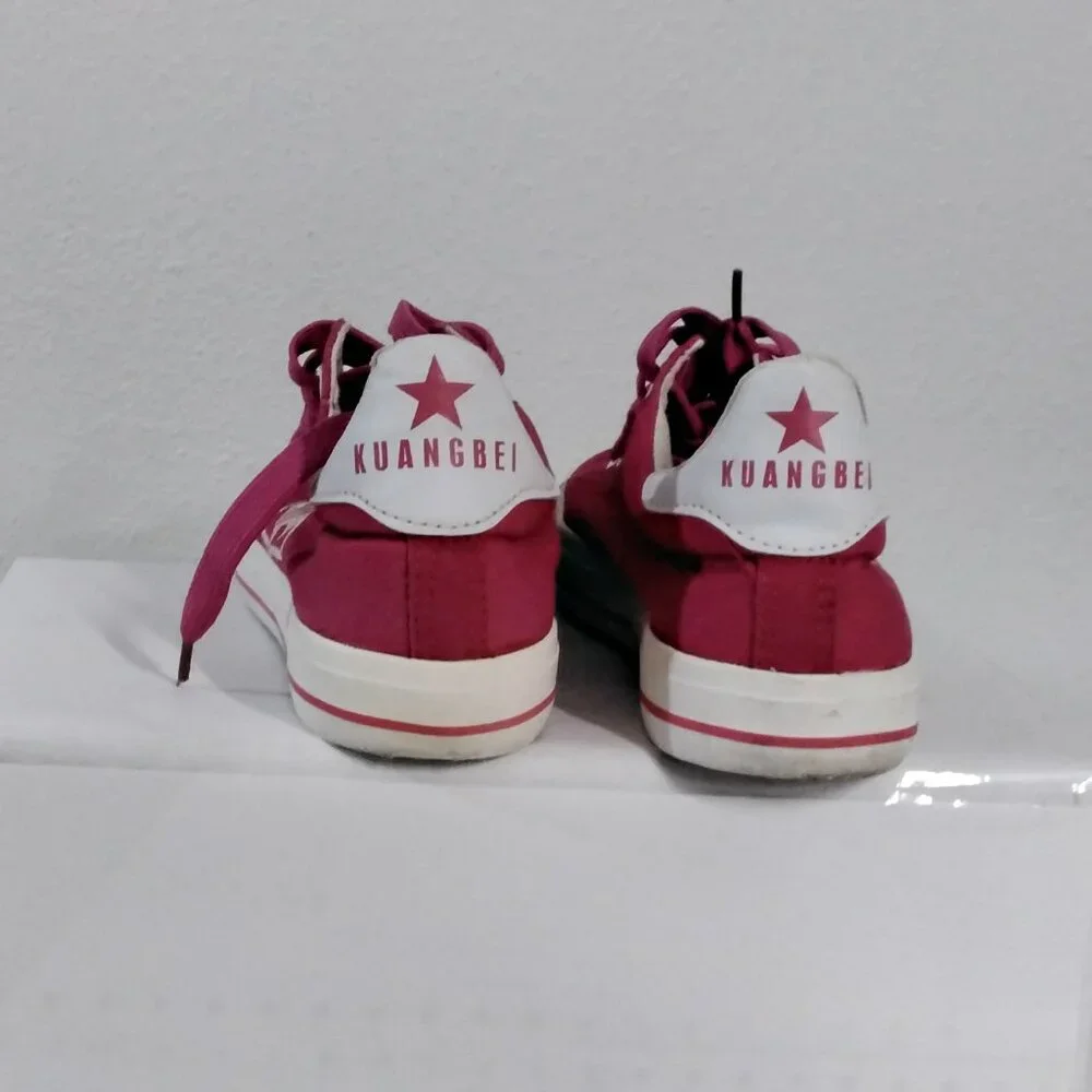 kuan bei Women Sneakers Canvas Size 7.5 Fushia Size 38 Europe - Picture 13 of 16
